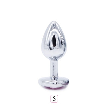 Crystal Jewelry Heart Stainless Steel Butt Plug Dildo / Bullet Vibrator Anal Plug Sex Toys - EVE's SECRETS